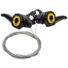 Alavanca Cambio Marcha 18v Nylon C/ Cabos Bicicleta Paco