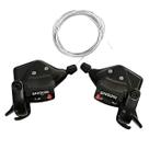 Alavanca de Câmbio Saiguan Rapid Fire Sem Maçaneta 7v Preto
