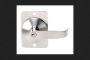 Alavanca de entrada Tell Cortland Satin Chrome Steel 5 cm