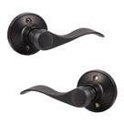 Alavanca de porta fictícia Probrico Polido a Óleo Bronze Wave Style x2