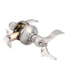 Alavanca de porta Probrico Satin Nickel Entry Wave Style com chave