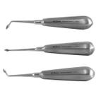 Alavanca Spade Kit Com 3 Alavancas Elevadores Odontológicos para Extração Dentária