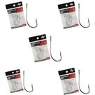 Albatroz kit 5 cartelas anzol farpa 4330 niq n.2 25un
