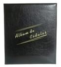 Álbum Acolchoado Grande Preto Para 60 Cédulas Pinos