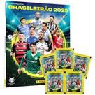 Álbum Brasileirão 2025 Capa Dura + 100 Figurinhas 20 Envelopes