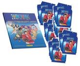 Álbum Capa Dura Do One Piece O Caminho para Egghead Com 50 Figurinhas 10 Envelopes Álbum Capa Dura Do One Piece O Caminho para Egghead Com 50 Figurinhas 10 Envelopes