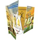 Álbum Capa Dura Metalizado + 150 Figurinhas Brasileirão 2024 Album Exclusivo Campeonato Brasileiro