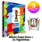 Álbum Capa Dura Original Copa Do Mundo 2026 com 21 Figurinhas Álbum Capa Dura Original Copa Do Mundo 2026 com 21 Figurinhas