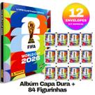 Álbum Capa Dura Original Copa Do Mundo 2026 com 84 Figurinhas