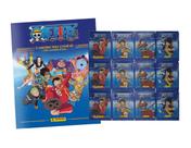 Álbum com envelopes de figurinhas do One Piece O Caminho para Eggheadd