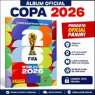 Álbum Copa do Mundo 2026 Oficial Panini Brochura Livro Ilustrado FIFA World Cup 2026 Colecionável