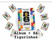Álbum Copa Do Mundo + 84 Figurinhas Capa Mole