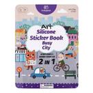Album de Adesivos Reutilizaveis Em Ingles - Cidade Tookyland