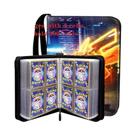 Álbum De Cartões Pokémon Com 400 PCS, Fichário De PU Com Zíper, Porta-Fotos, Pasta Para Cartões E
