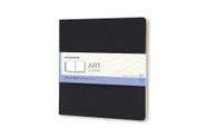Álbum de Esboços Moleskine Art - Capa Macia Quadrada 7,5x7,5cm - Preto
