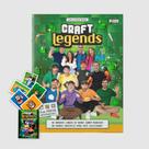 Album De Figurinha Capa Mole Craft Legends, Pixel + 30 Envelopes