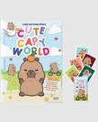 Album De Figurinha Cute Capy World, Pixel + 5 Envelopes