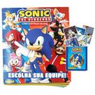 Álbum de Figurinhas Sonic The Hedgehog 2026 + 60 Figurinhas
