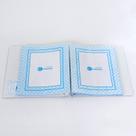 Álbum de fotos com estojo para bebê 15x21/20x25 - bordado luxo principe azul