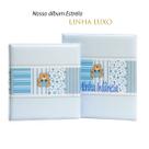 Álbum de fotos com estojo para bebê 15x21/20x25 - bordado minha infância