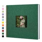 Álbum de fotos de álbum de recortes Yopih 30x30cm Capa dura 80 páginas
