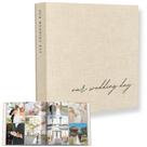 Álbum de fotos de casamento Paige McRae 13x12cm 400 fotos Linen Álbum de fotos de casamento Paige McRae 13x12cm 400 fotos Linen
