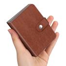 Álbum de fotos FINTIE Mini para filmes de 2 x 3 polegadas, 52 bolsos, marrom