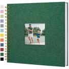 Álbum de fotos Hiwhy 25x25cm, capa de linho, 80 páginas brancas