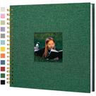 Álbum de fotos para álbum de recortes, capa de linho Hiwhy, 25x25cm, 40 páginas