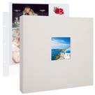 Álbum de fotos scrapbook 1DOT2 com capa de tecido 12 x 12 polegadas