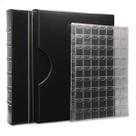 Álbum de Luxo Preto 20 Folhas para 1260 Moedas 3BZN G