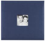 Álbum de recortes MCS MBI Fashion Fabric 34x32cm azul com páginas