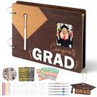Álbum de Scrapbook TICIAGA Kit de Formatura em Madeira com 30 Páginas Álbum de Scrapbook TICIAGA Kit de Formatura em Madeira com 30 Páginas