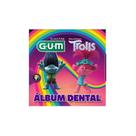 Álbum e estojo para Dente de Leite Trolls GUM