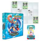 Álbum Fichário Pokemon Escarlate e Violeta Amigos de Jornada com 1 Blister Unitário e 20 Folhas Álbum Fichário Pokemon Escarlate e Violeta Amigos de Jornada com 1 Blister Unitário e 20 Folhas
