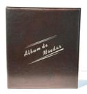 Álbum fichário preto 4 argolas para 200 moedas