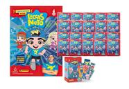 Álbum Luccas Neto Aventureiros com 20 Figurinhas e 5 Cards (5 envelopes)