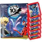 Álbum Milaculous Ladybug 2025 + 30 Figurinhas (6 Envelopes) Pôster Exclusivo Aniversário 10 Anos
