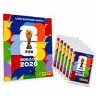 Álbum Oficial Copa do Mundo FIFA 2026 Mais 6 Pacotes de Figurinhas