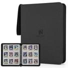 Álbum para cartas colecionáveis Nocyyert 9 bolsos, capacidade para 720 cartas, preto Álbum para cartas colecionáveis Nocyyert 9 bolsos, capacidade para 720 cartas, preto