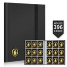 Álbum para Cartas Fabmaker com 396 Bolsos para Cartas de Coleção Preto
