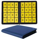 Álbum para Cartas MORABTO 1000+ Bolsillos Impermeable Azul