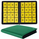 Álbum para Cartas MORABTO 1000+ Bolsos Impermeável Verde