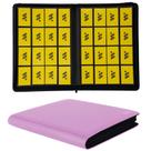 Álbum para Cartas MORABTO com mais de 1000 bolsos, impermeável, rosa e roxo