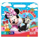 Álbum para Colorir Personagem Maleta Minnie 16 Páginas + 50 Adesivos Tilibra