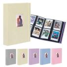 Album para Fotos Instax Mini Impressora Mini Link 208 Fotos capa dura Creme