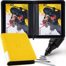 Álbum para Quadrinhos D DACCKIT Modelo A Capacidade para 24 Quadrinhos Amarelo