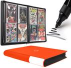 Álbum para Quadrinhos D DACCKIT Modelo C Capacidade para 96 Quadrinhos Laranja