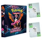 Album Pasta Fichário Pokemon Escarelete e Violeta Fábulas Nebulosas com 20 Folhas 9 Bolsos YES TCG