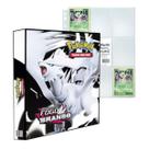 Álbum Pasta Fichário Pokemon Escarlate Violeta Fogo Branco com 10 Folhas 9 Bolsos YES Capa Dura TCG
